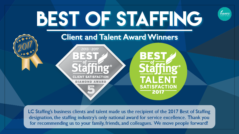 Best of staffing awards